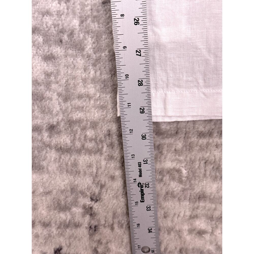 Quince 100% European Linen Pleated Trouser Pants 6 Womens White - Picture 5 of 8